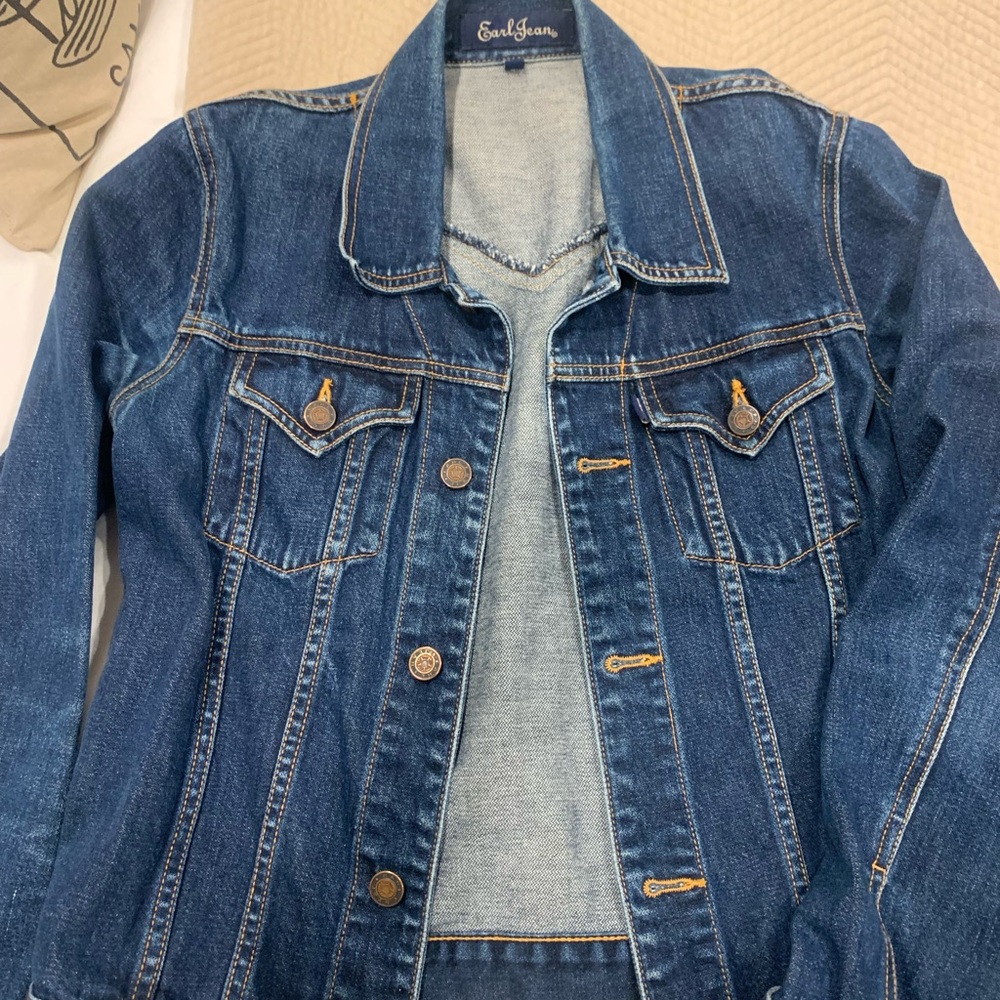 Earl Jeans Classic Blue Denim Jacket